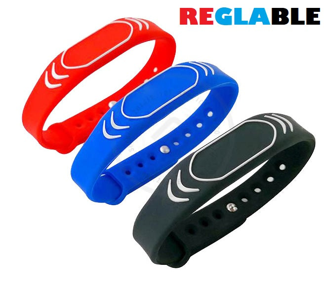 Bracelet silicone Tag RFID réglable
