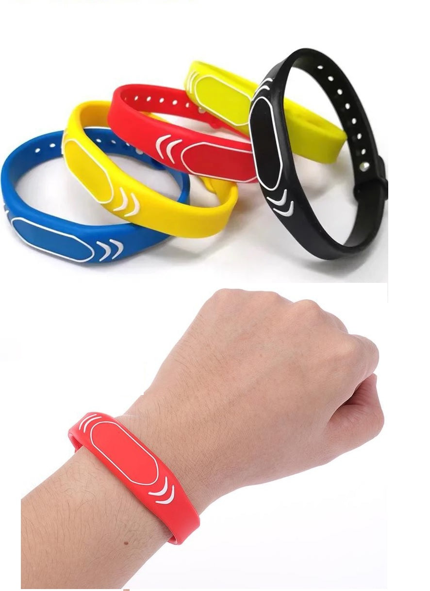 Bracelet silicone Tag RFID réglable