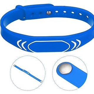 Bracelet silicone Tag RFID réglable